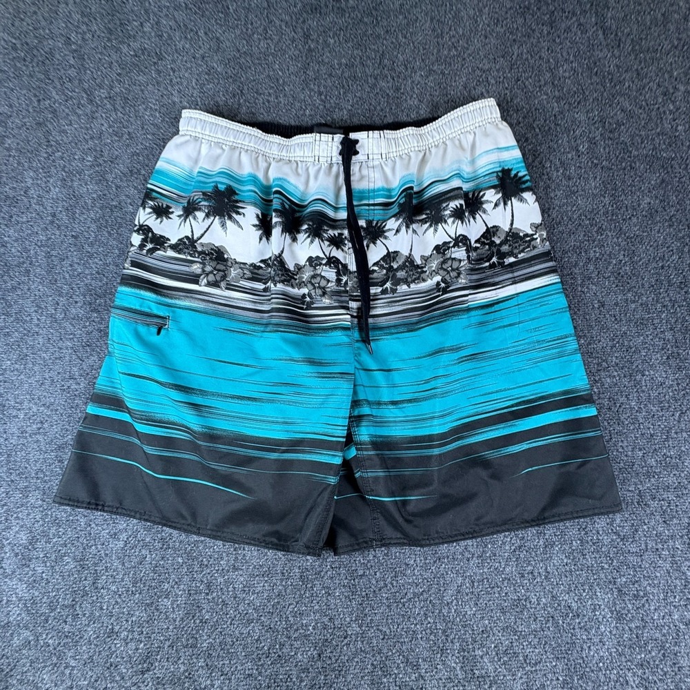Burnside Island Hopper Board Shorts Mens 36x9.5 Multicolor Mesh Lined Swimwear